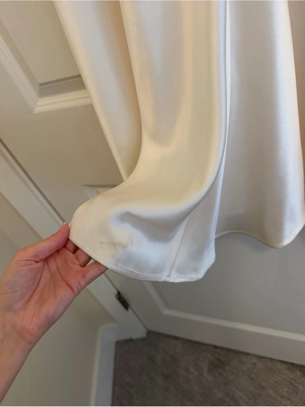 Catherine Deane Mae BHLDN Skirt Wedding Satin